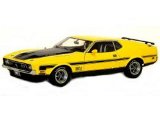 Diecast Model Ford Mustang Mach 1 in Yellow (1:18 scale)