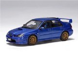 Diecast Model Subaru Impreza WRX STi (2006) in Metallic Blue (1:43 scale)