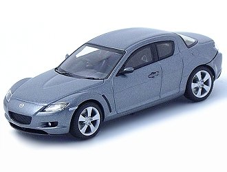 Mazda RX8 (1:43 scale in Grey)