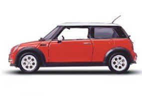 AutoArt Mini Cooper (1:18 scale in Red)