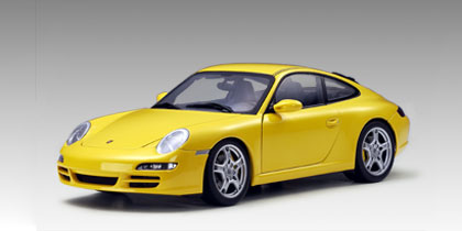 AUTOart Porsche 911 997 Carrera S Yellow
