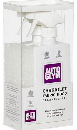 Autoglym Car Soft Top Cabriolet Fabric Cleaning 