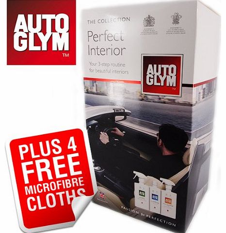 Autoglym New!! Autoglym Perfect Interior Car Complete Valet Kit **PLUS 4 x FREE MICOFIBRE POLISHING CLOTHS**