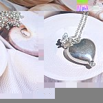 Ava Mae Designs at notonthehighstreet.com Hearts and Butterflies Sterling Silver Necklace