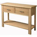 oak console table furniture
