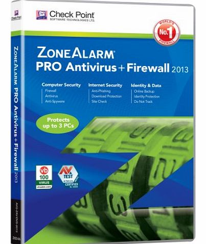 Avanquest Software ZoneAlarm PRO Antivirus  Firewall 2013 (PC)