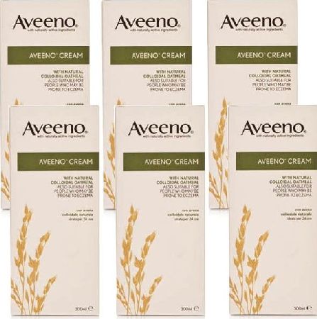 Aveeno, 2102[^]0104427 Cream 300ml - 6 Pack