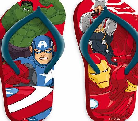 Avengers Marvel Avengers Flip Flops Size 11-11.5