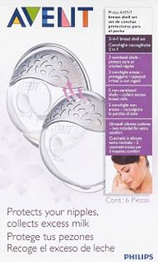 Avent, 2041[^]10001618 Philips Avent Comfort Breast Shell Set 10001618