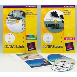 Avery Classic CD Laser Labels 117mm Diameter Ref