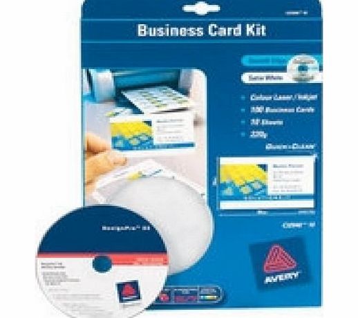 Avery Dennison Avery Laser Business Card and Software Kit