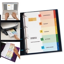 ReadyIndex Dividers with Coloured Contents