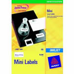 White Inkjet Mini Labels (J8651)
