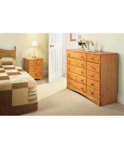 Aviemore Pine 5 plus 5 Drawer Chest