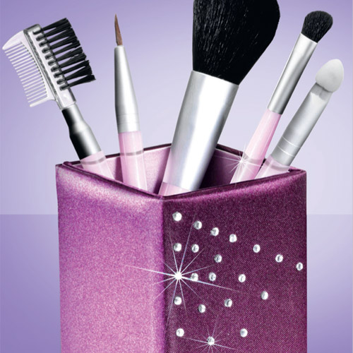 Avon Make Up Brush Gift Set made with Swarovski