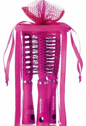 Avon Mini Hair Brush Set in PVC Pouch - Birthday Christmas Anniversary Valentines Day Mothers Day
