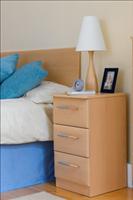 Two Drawer Bedside Chest