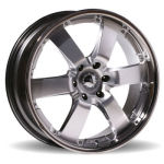 Envy Silver with Chrome Lip Alloy Wheels