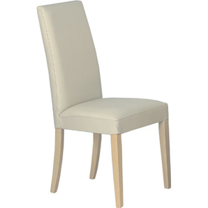 AXIS Leather Dining Chair- Cream