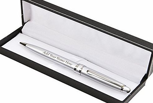 AYOT Executive Ballpoint Personalised Pen, Gift Boxed, Engraved with Your Message