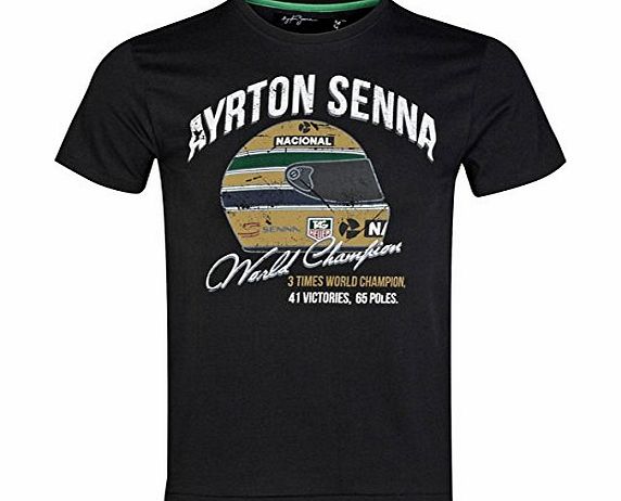 Ayrton Senna Senna World Champion t-shirt L