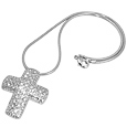 AZ Collection Cross Swarovski Crystal Necklace