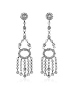 AZ Collection Swarovski Crystal Drop Earrings