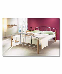 Double Bed with Firm Mattress