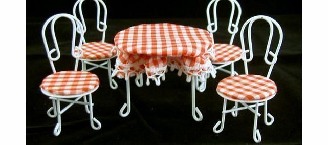 Aztec Imports, Inc. Dolls House Conservatory Garden Furniture Table Chairs