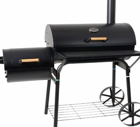Azuma Barrel Smoker Chimney Charcoal BBQ Barbecue Garden Outdoor Cooking Grill