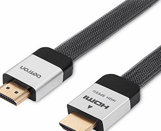 B Betron HDMI Cable, High Speed Gold Plated HDMI to HDMI Lead with 3D, Ethernet and Audio Return Channel (2.45 Meter)