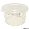 Natural 13 cm Round Food Container 0.75Ltr