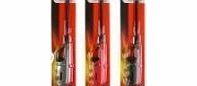 Set of 2 x Refillable Long Nozzle Gas Fire Safety Lighter Home Kitchen Hob BBQ Camping - No need for matches