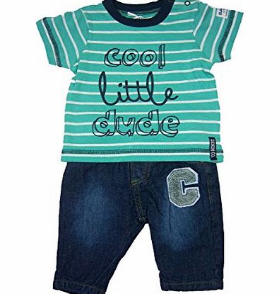 Babaluno Baby Boy Clothing Outfit Top and Jeans Cool Little Dude (3-6 months)