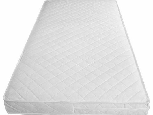 Babies Firsts 140x70x10cm Thick British Made Luxury Spring Cot Bed Mattress (Hypo-allergenic & Quilted Cover)