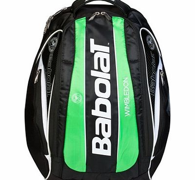 Babolat Wimbledon Team Backpack - Black/Green Black