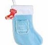 Baby / Christening Blue Babys First Christmas Stocking