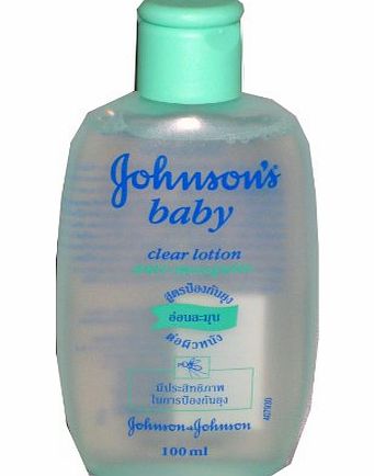 Baby Anti- Mosquito Clear Lotion Johnsons Baby Clear Lotion, Anti-Mosquito 100ml Insect repellent for babies and sensitive skin.