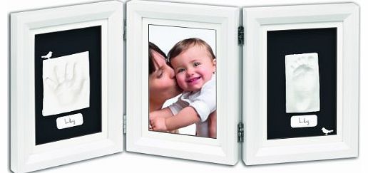 Baby Art Double Print Frame Classic (White 