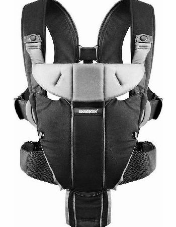 Baby Bjorn Miracle Baby Carrier Black Silver 2014