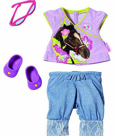 Baby Born Classic Purple Outfit Set