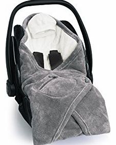 Baby Boum Super Soft 2.3 Tog Polstar Car Seat and Pram Blanket (Pingu Grey)
