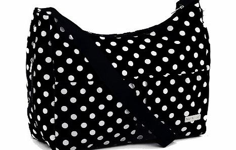 Baby Elegance Everyday Tote Bag Polka Dot - Black