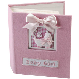 Baby  Photo Album on Girl Pink Photo Album