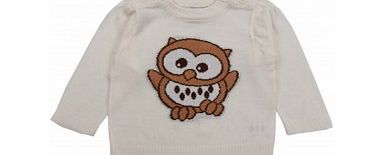 Baby Girls Owl Intarsia Jumper L1/F13