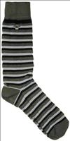 Baby Grey by Strokes Striped Socks