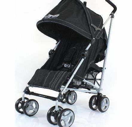 Baby Travel Baby Stroller Buggy Pushchair Zeta Vooom - Black   Free Sunshine Kids Stroller Pack