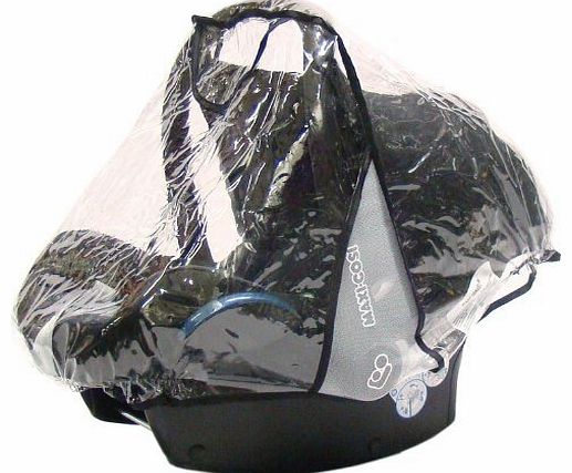 Baby Travel Carseat Rain Cover for Maxi Cosi Cabrio and Pebble Family Fix