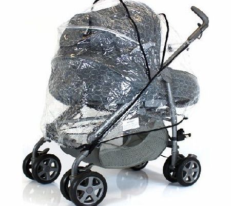 Baby Travel Mamas And Papas Pliko P3 Pramette Raincover (pramette amp; Stroller Compatible)
