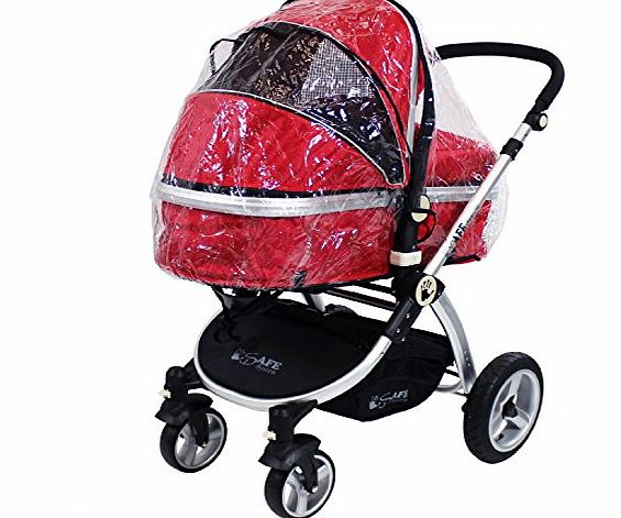 Universal Raincover Zipped To Fit iSafe Pram System